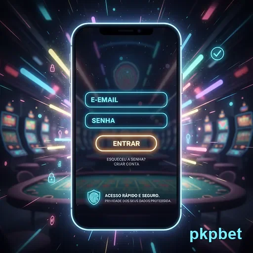 Ilustração de Experimente o cadastro simplificado da pkpbet com segurança