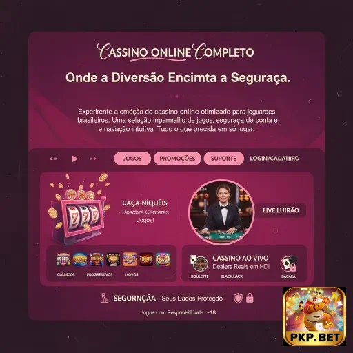 Jogador desfrutando vantagens de serviços VIP